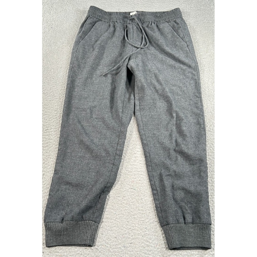 J.Crew Sweatpants Women's 6 Gray Jogger Tapered Leg Gym‎ Workout Sports Stretch